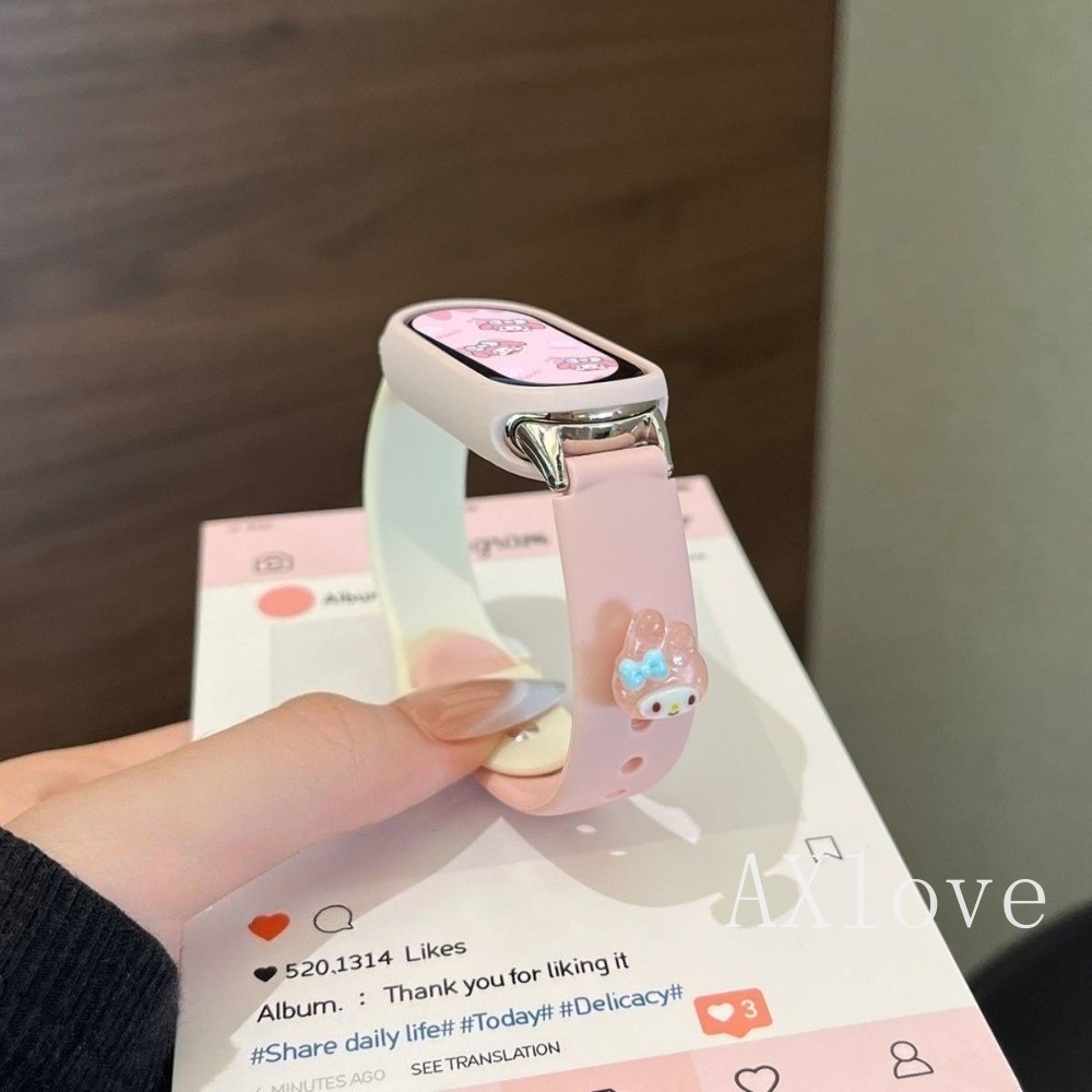 สายรัดสําหรับ เสี่ยวหมี่ ไมล์ วงดนตรี 11 10 9 8 7 6 5 4 3 สายรัดข้อมือซิลิโคนสําหรับ ไมล์ วงดนตรี 8 9 คล่องแคล่ว สร้อยข้อมือสายรัดข้อมือ