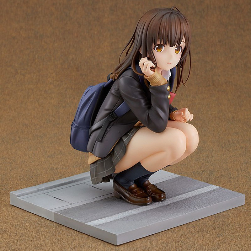 สินค้าใหม่ Ogihara Sayu 1/7 รูปโกนและหยิบนักเรียนหญิงโรงเรียนมัธยมนั่งยองท่าทางรุ่นเครื่องประดับ Be