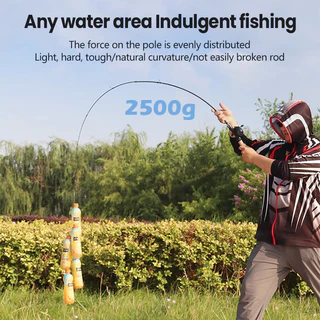 คันเบ็ดตกปลา เบ็ดตกปลา คันเบ็ด ul ด้ามจับไม้ 1.8/2M คันสปินนิ่ง คันเบ็ด รอกเบส คันเบ็ดหน้าดิน อุปกรณ์ตกปลา