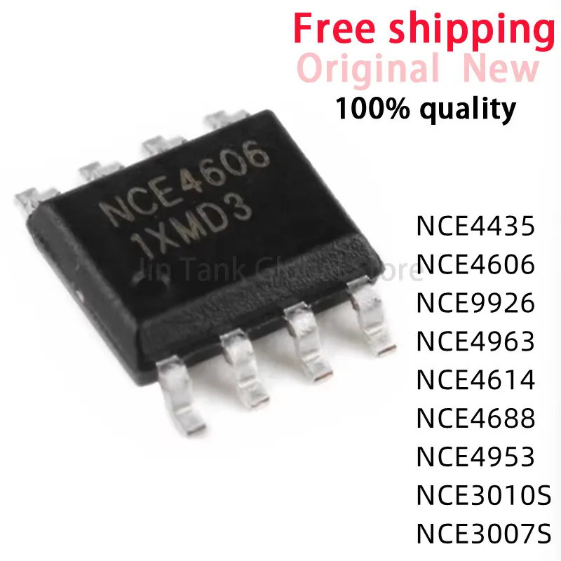 5 ชิ้น NCE4435 NCE4606 NCE4614 NCE4688 NCE4953 NCE4963 NCE9926 NCE3007S NCE3010S SOP-8 ชิป IC