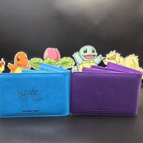 ใหม่ Pokemon TCG Eevee Water & Psychic Glow Energy Collectors การ์ด 64 ช่อง Binder