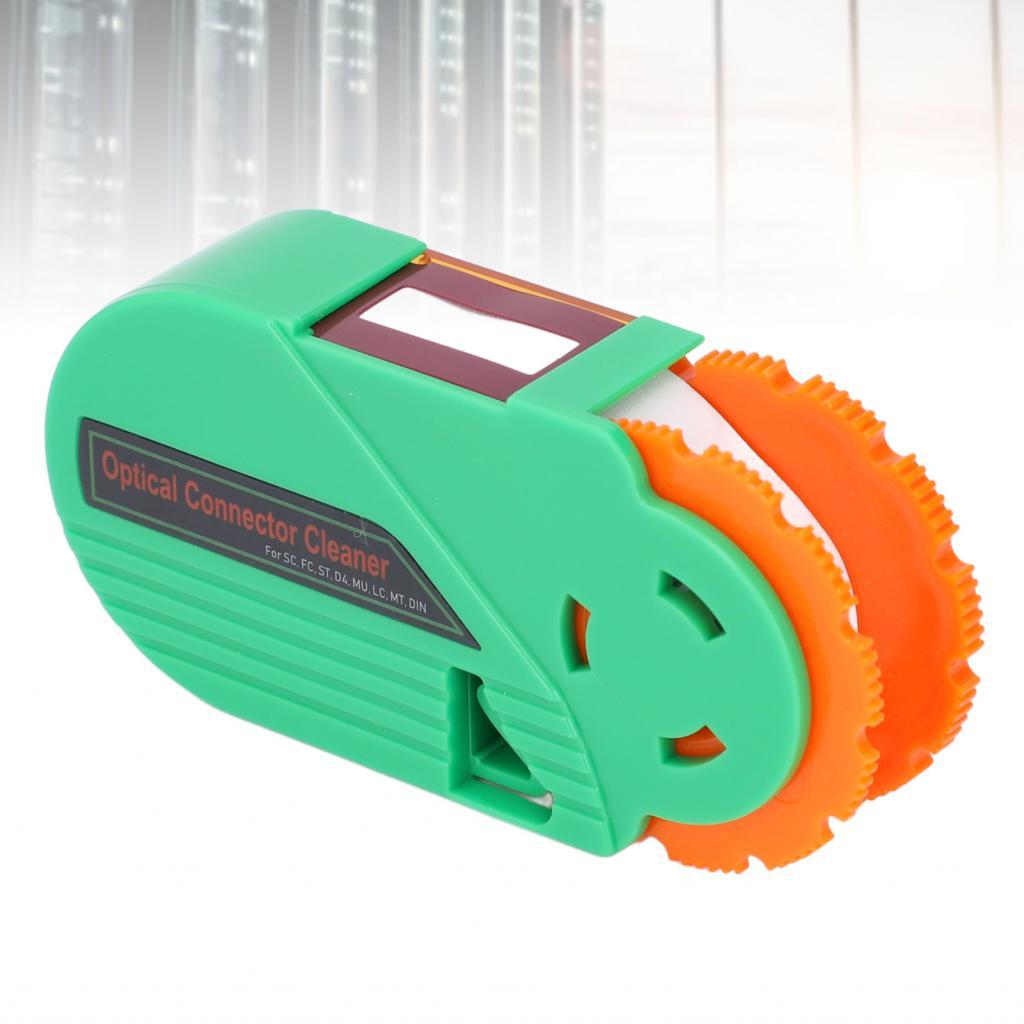 Ropa888 Optical Fiber Connector Cleaner Cassette ใช้งานง่ายกล่องทําความสะอาดออปติก Anti Static สําหร