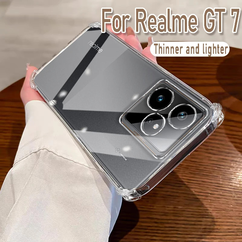 CASE REALME GT 7 / 7T PREMIUM SOFT ANTIACK CLEAR CASE คุณภาพสูง