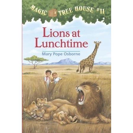 [BnB] USED Magic Tree House 11: Lions at Lunchtime โดย Mary Pope Osborne (มือสอง: ดี)