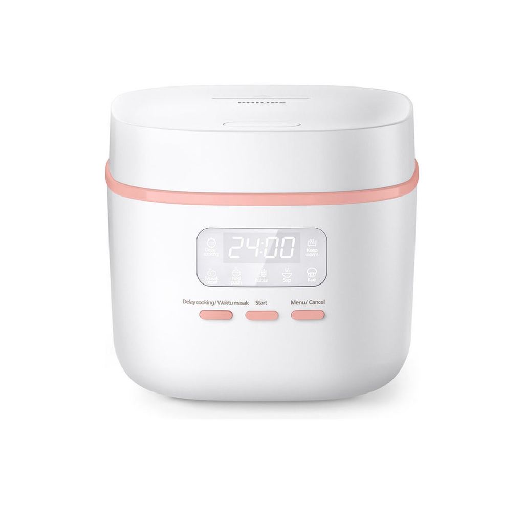 PHILIPS - Rice Cooker Digital (360W, 0.54L, White) HD3064/35 }