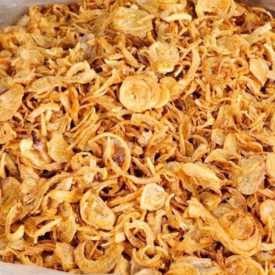 (500 กรัม จำนวน 10 ห่อ) หอมเจียวแท้ 100% กรอบ อร่อย  น้ำหนัก 5 กิโลกรัม