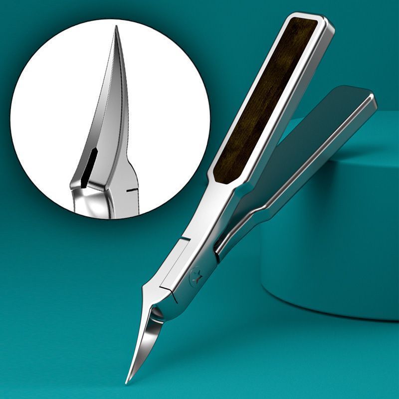 High-end ขยายเยอรมันกรรไกรตัดเล็บชี้ Pedicure คุด Toenail พิเศษ Ultra-sharp Slant เล็บ Nippers Cuticle Remover เล็บเครื่องมือ ราคา ถูกที่สุด ดีลบีเคเค