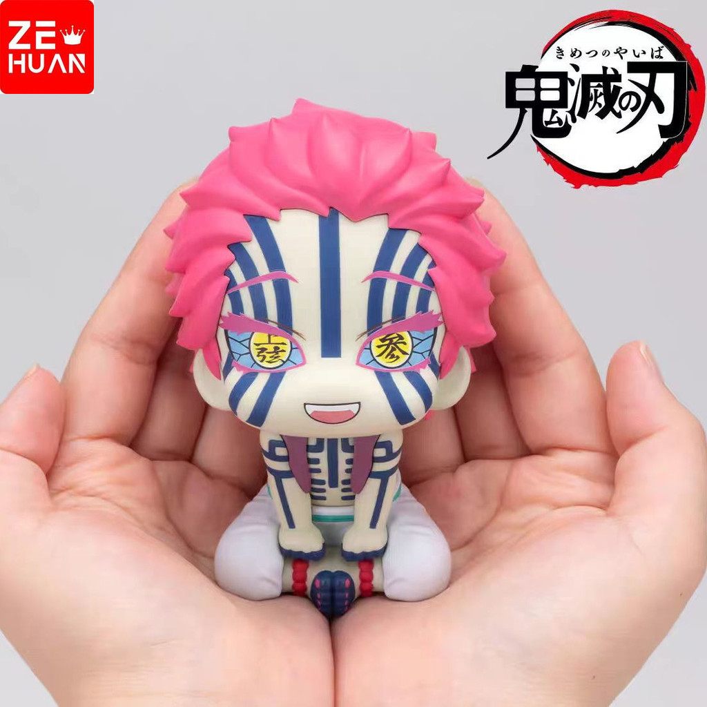 10 ซม. Anime Demon Slayer Akaza รุ่น Action Figure ของเล่นของขวัญ