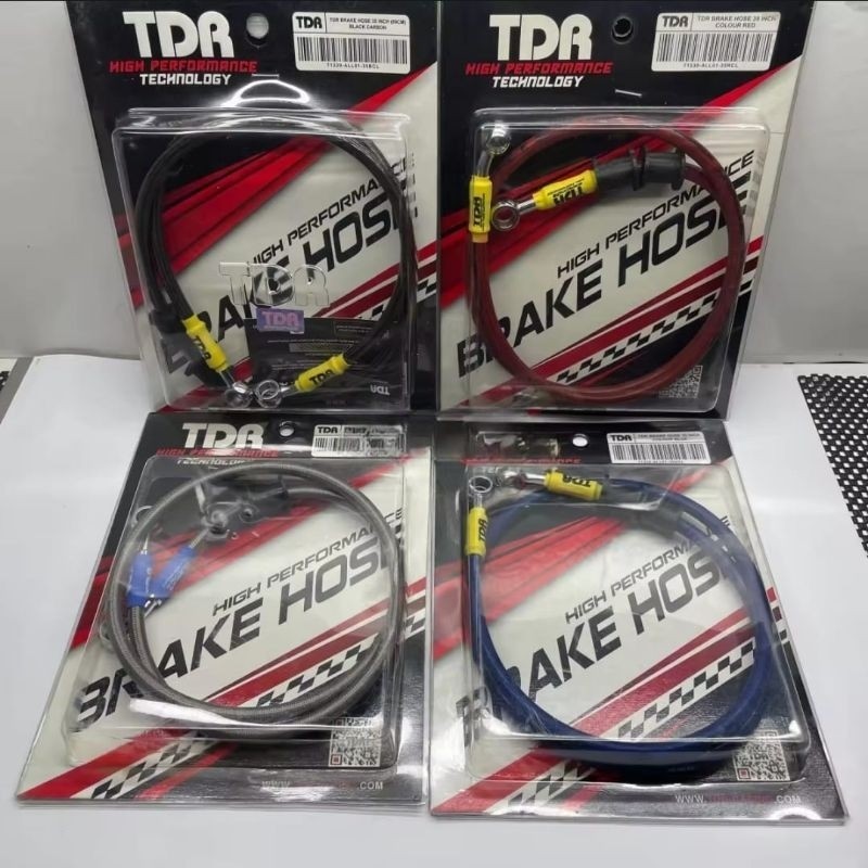 TDR 89 CM Racing สายเบรค ORIGINAL สีดําคาร์บอนเบรค House UNIVERSAL Racing Disc สายเบรก