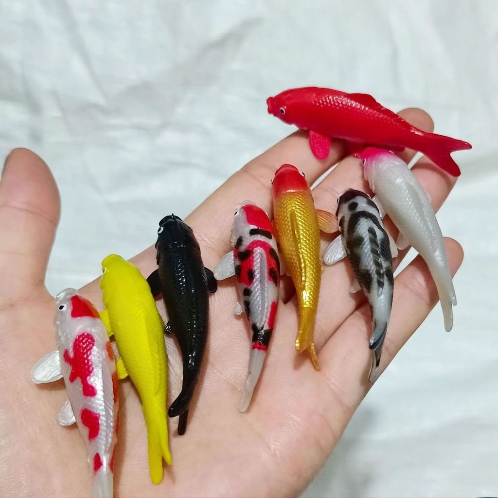 5ซม.จําลองปลาคราฟปลาทองรุ่นปลาปลอมตู้ปลาภูมิทัศน์