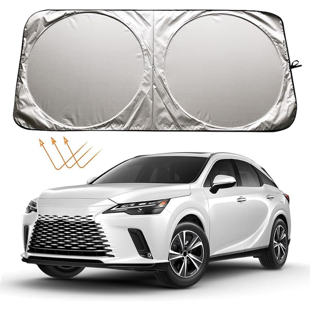 XHRING กระจก Sun Shade สําหรับ Lexus RX RX350 RX 350 450 450H 450HL GX 460 470 RX450 RX450H GX460 GX