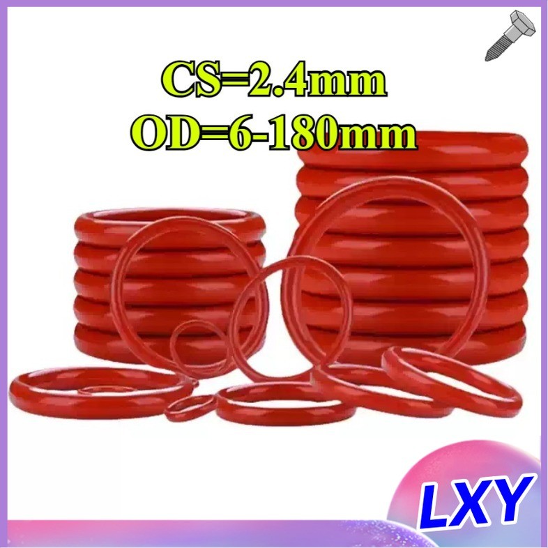 [LXY1] โอริง ORing O-ring ยางโอริง VMQ เลือกขนาดได้  CS2.4 มม.* OD6-180 มม.