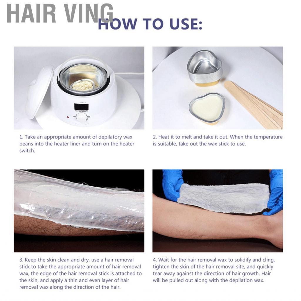 HaiR Ving 150g กำจัดขนถั่วขี้ผึ้ง Body Depilatory Waxing Beans Moisturizing Hair Remover