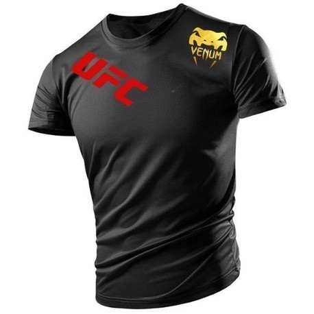 เสื้อยืดโอเวอร์ไซส์ UFC Venum แบบคอรอบ วัสดุDry Fit