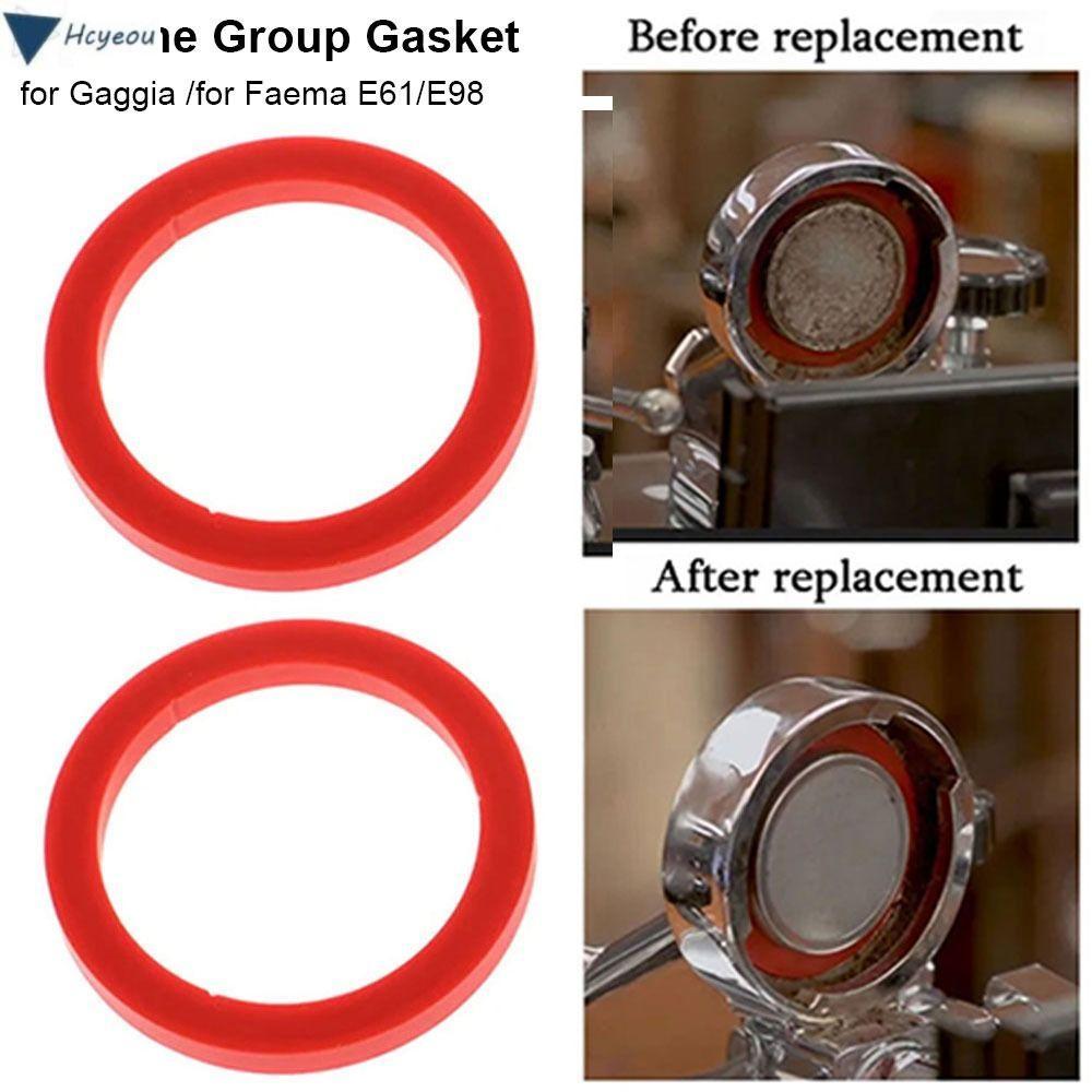 HCYEOU 1 ชิ้นซิลิโคนกลุ่มปะเก็น, 8.0 มม.Leakproof Group Head Seal Kit, E61 O-Ring ปะเก็นสําหรับ Gagg