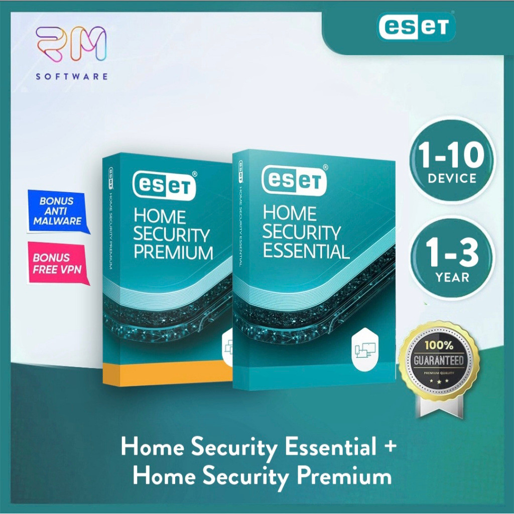 Genuine ESET Home Security Essential | ESET Home Security Premium Antivirus - ORIGINAL LATEST VERSIO