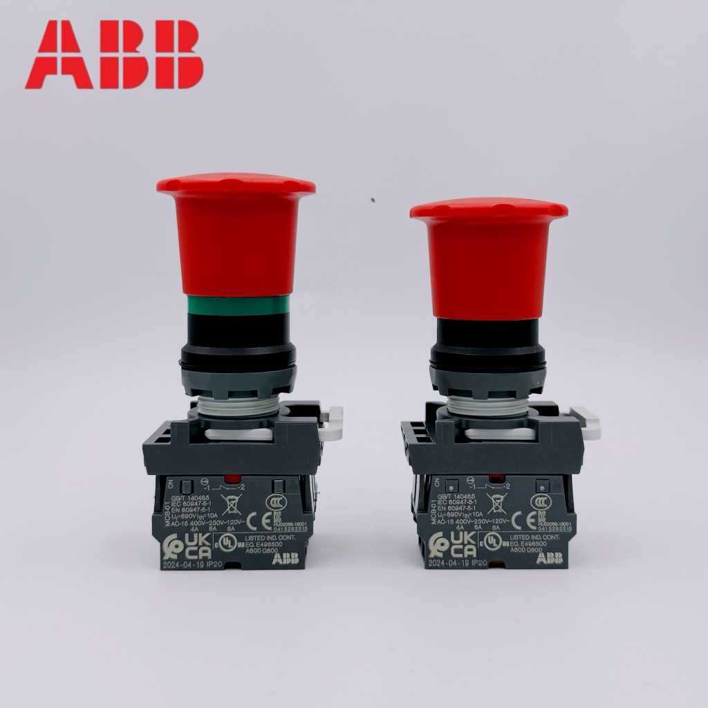 MPET4-10R สวิตช์ E-STOP แบบปล่อยหมุน ABB 1NO 2NC 3NC