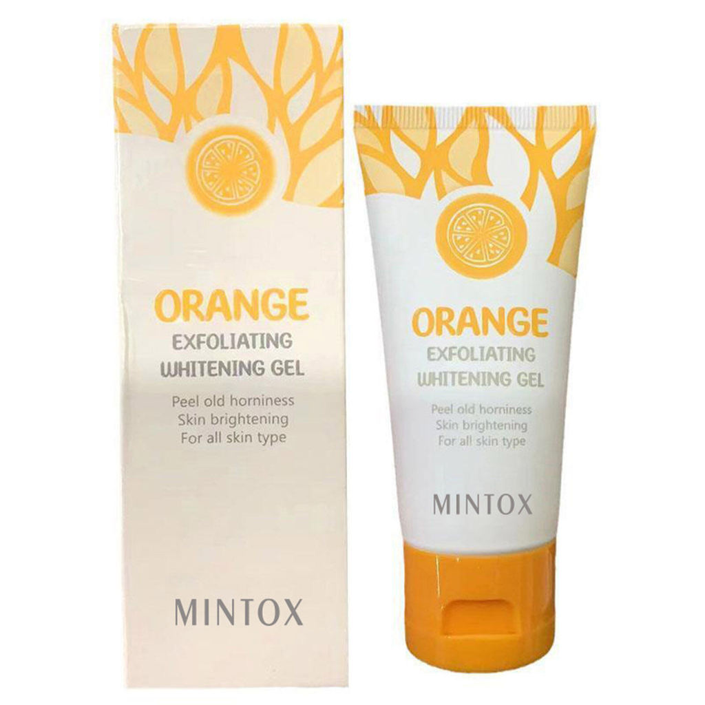 Gmeelan Orange Exfoliating Whitening Gel Body Scrub เจลขัดผิวหน้า Peeling Gel Moisturizing Whitening