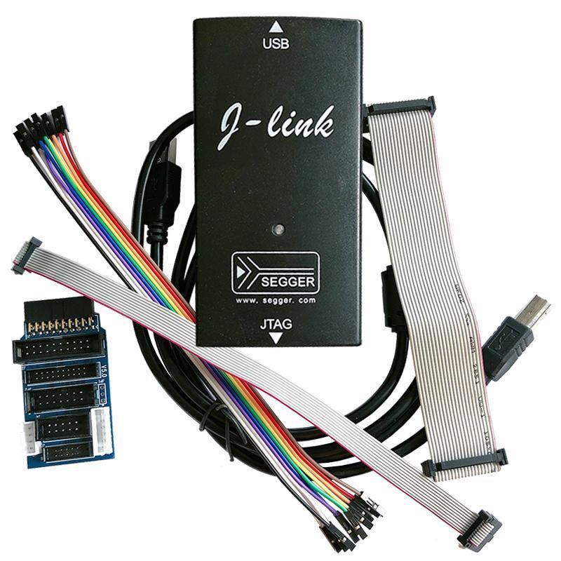 JLINK V8 stm32 Original Solidware Sinking Metal Craft J-Link v9 จําลองอุปกรณ์ Downloader