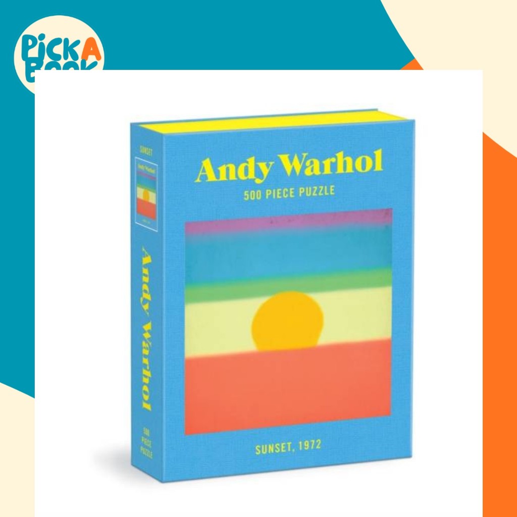 - Andy Warhol Sunset 500 Piece Book Puzzle โดย Galison (ฉบับสหราชอาณาจักร ปกอ่อน)
