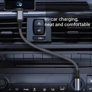 90° ข้อศอก USB Type C ถึง Type C/IOS สายเคเบิลข้อมูลโทรศัพท์ 0.2 M/0.5 M Power Bank สายสั้น 60W Fast Charging ถักข้อมูลสายไฟรถ Charger สําหรับ IOS/Type C