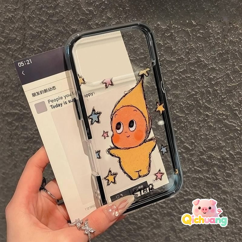 สําหรับRealme 9 Pro 8 8s V25 V23 V23i V13 Q5 Q5i Q3i Narzo 50 30 5Gเคสโทรศัพท์โปร่งใสสีสันน่ารักอินเ