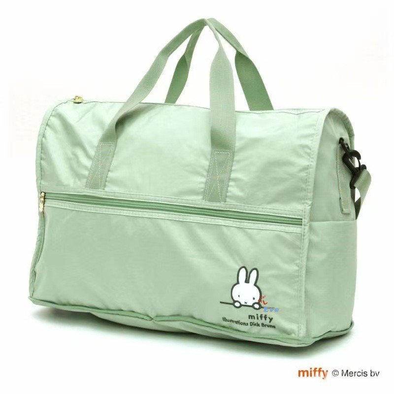 กระเป๋าเดินทางเสื้อผ้าจัดเก็บพับได้น่ารัก miffy miffy กระเป๋าเดินทางญี่ปุ่นกระเป๋าเดินทางแบบพกพาการ์