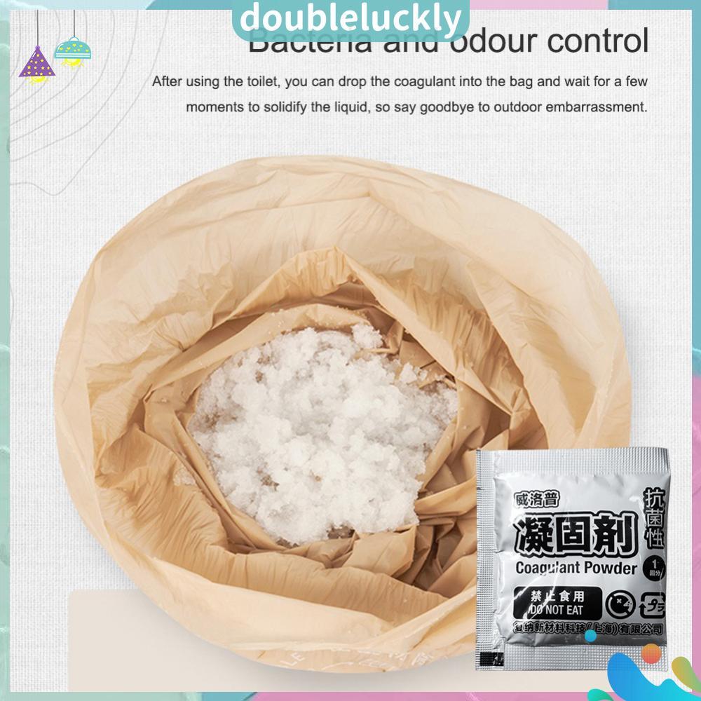 【Hot】48pcs ดซับห้องน้ําเป็นมิตรกับสิ่งแวดล้อม Liquid Waste Gelling Powder Rapid Poo ปัสสาวะผง Camping ห้องน้ําเจลสําหรับ Camping เดินป่า - รูปที่ 6