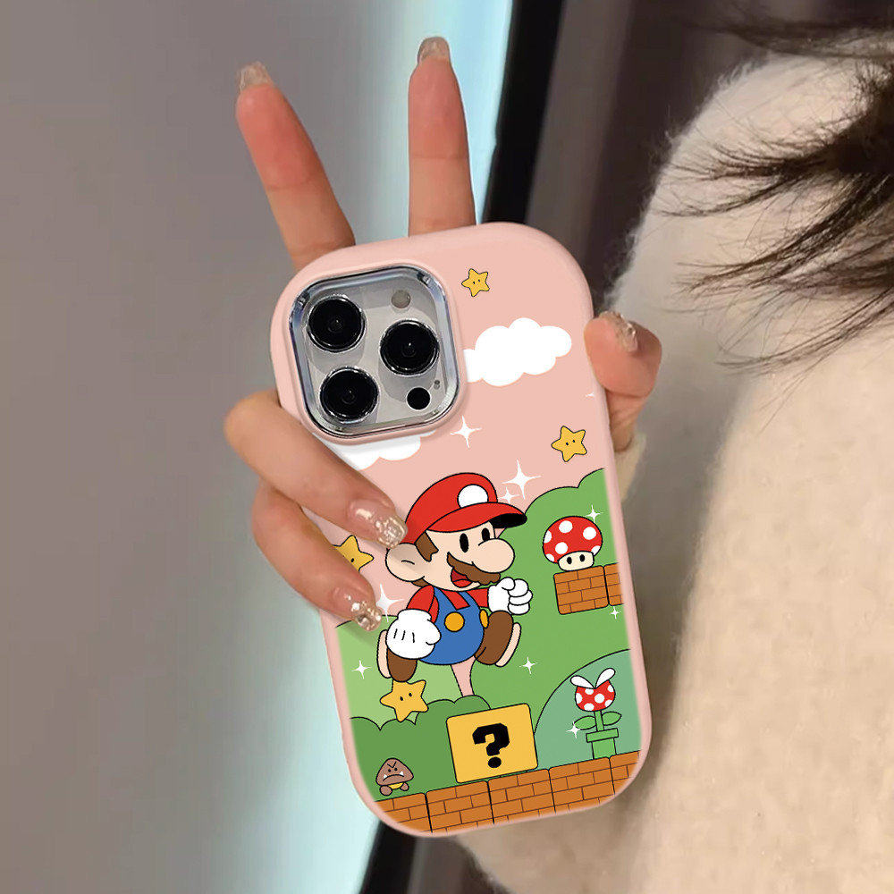 HPเคสโทรศัพท์สําหรับiPhone 16 11 12 13 14 15 Pro Xs XR 14 plus Pro Max 7 8 6 7+ 8+ 6+ Xs Max Marioกา