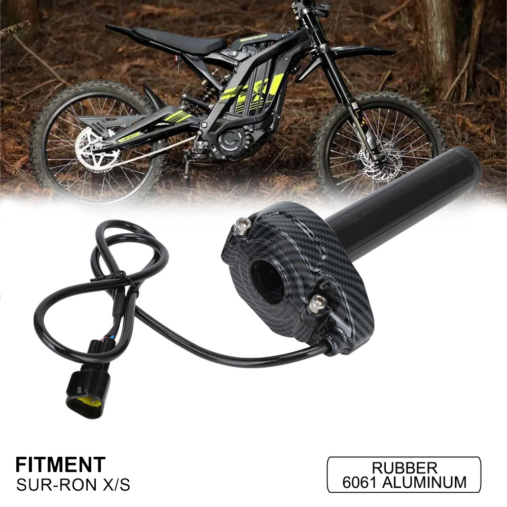 Throttle Turn Grip For Sur Ron LBX E-Ride Pro SR S SS 2.0 3.0 Imitation Carbon Fiber accessori and p