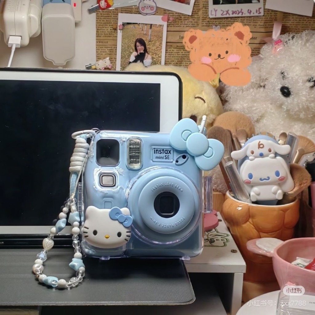 2025readystock [miniSE Transparent Case] instax Crystal Case Polaroid Hard Case Camera Protective Ca