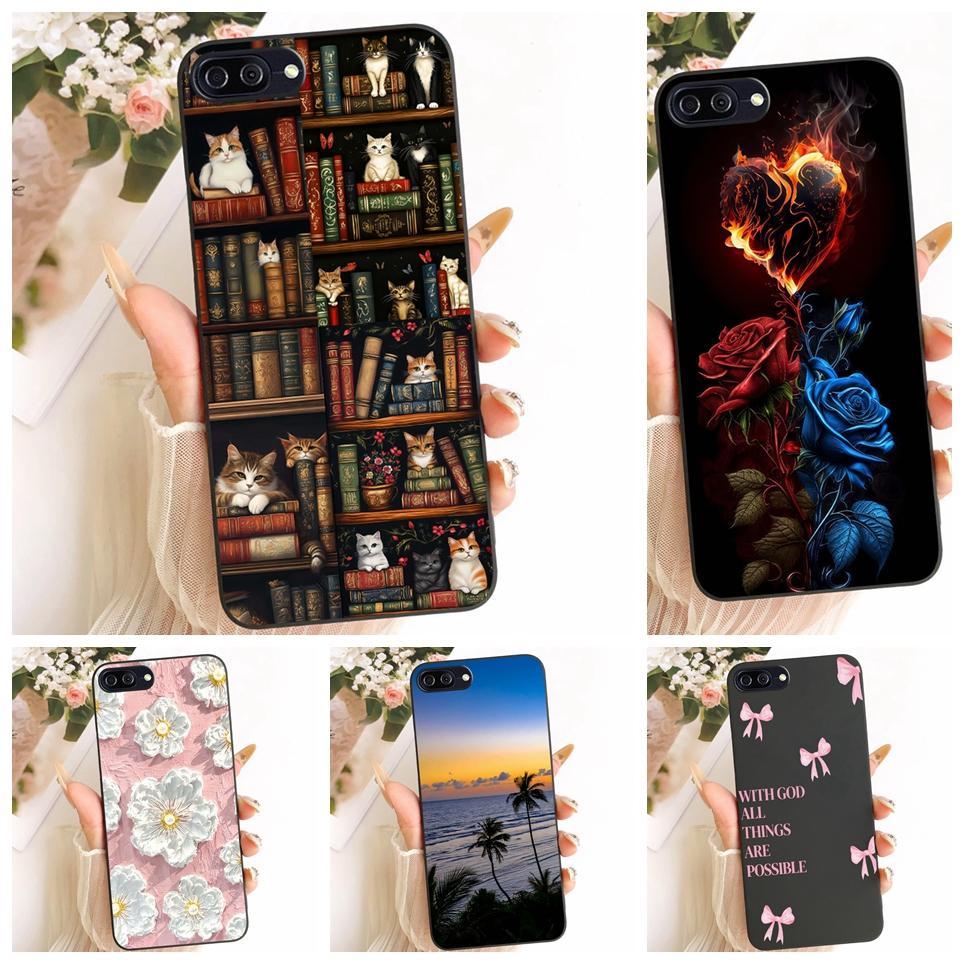 สําหรับ ASUS ZENFONE 4 MAX ZC554KL ZC553KL เคสโทรศัพท์การ์ตูนแมวหรูหราแฟชั่นดอกไม้ผีเสื้อปลอกสีดําซิ