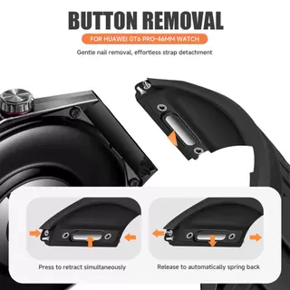 สายซิลิโคนสําหรับนาฬิกา Huawei GT6 Pro 46 มม.Quick Release Sports Band สร้อยข้อมือ correa สําหรับ Huawei GT6 46 มม.อุปกรณ์เสริมเข็มขัดผู้ชาย