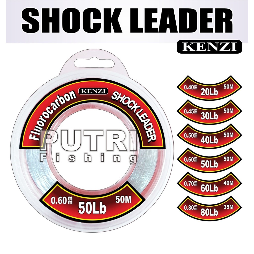 JA3 Kenzi SHOCK LEADER FLUOROCARBON Coji Senar