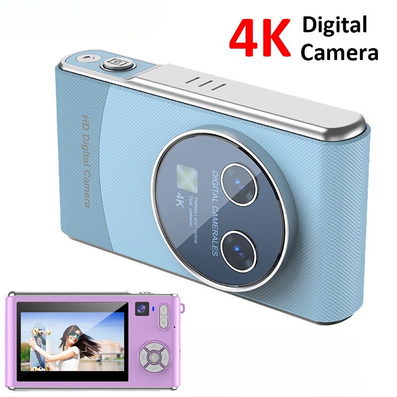 HD Digital Camera 4K 1080P Photography Camera Video Camcorder 3 inch Screen Camcorder for Photograph