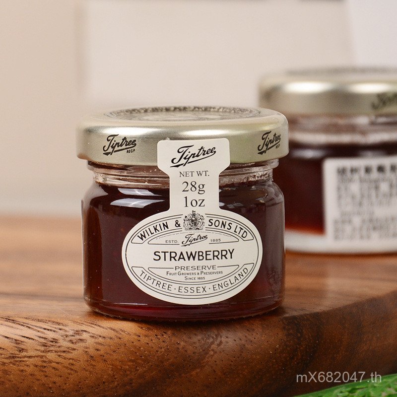 ** Honey Tree Blackcurrant Tiptree28g Jam Sweet Apricot Bottle Wedding Cherry 72 นําเข้า UK 0TNO