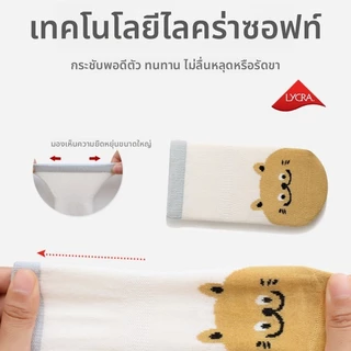 ถุงเท้ากันลื่นสำหรับเด็กในร่ม สวมใส่สบาย มีให้เลือกทั้งไซต์เด็กและผู้ใหญ่