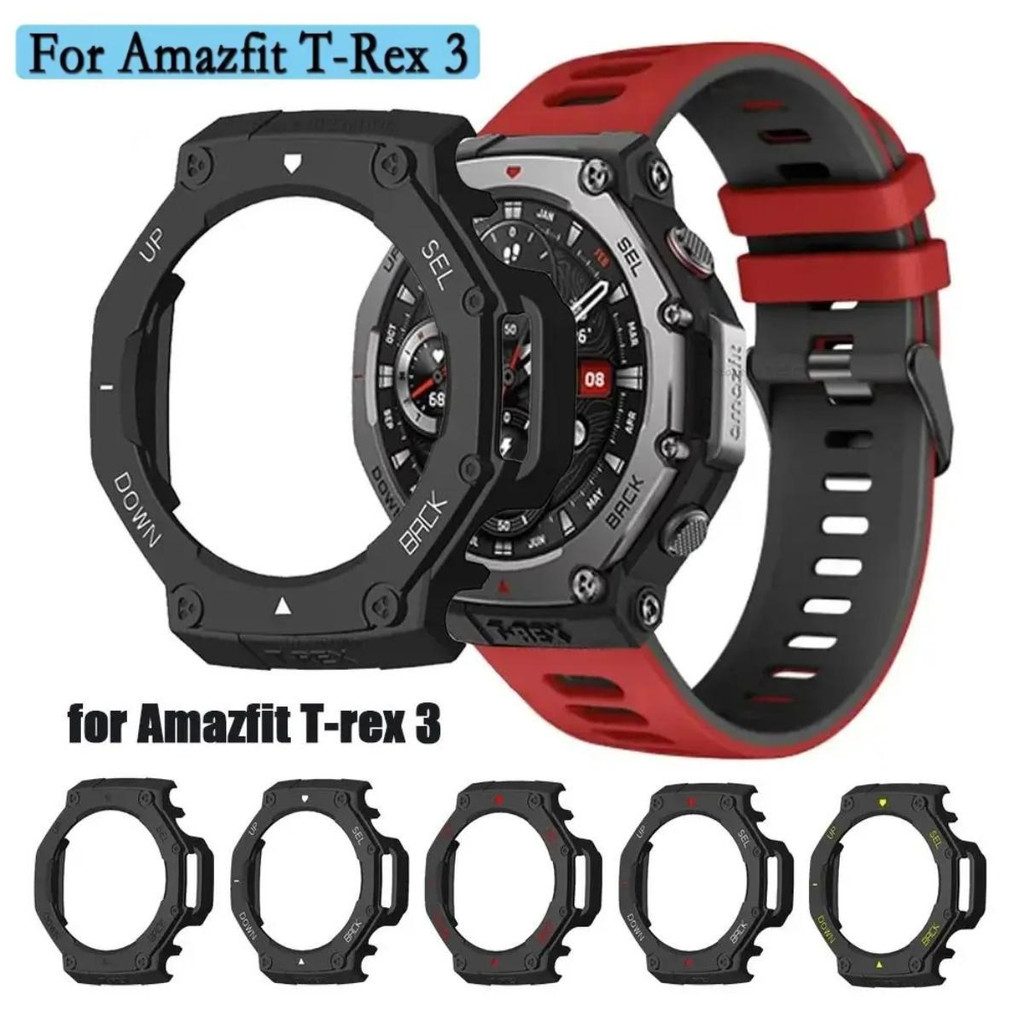 ใหม่ PC สําหรับ Amazfit T-rex3 Anti-Scratch Cover Shell กันชนป้องกันหน้าจอสําหรับ Amazfit T-Rex 3