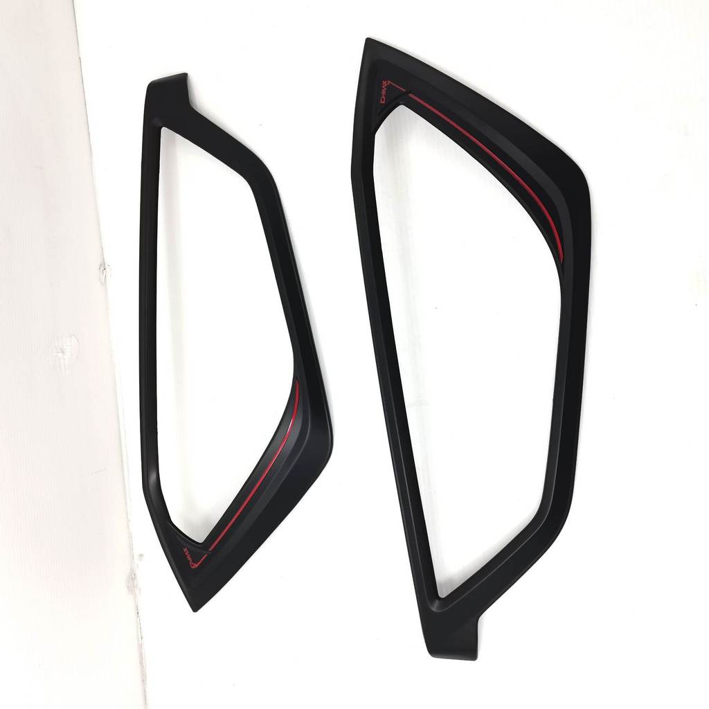 ครอบไฟหน้า D-Max 2020 ดำเส้นแดง