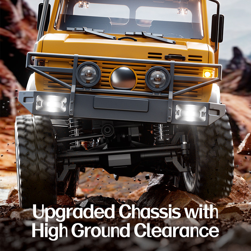 JJRC C8823 Unimog Full Scale RC จําลองหกล้อ Off-Road รีโมทคอนโทรลรถของเล่นวันเกิดที่ดีที่สุด xmas ขอ
