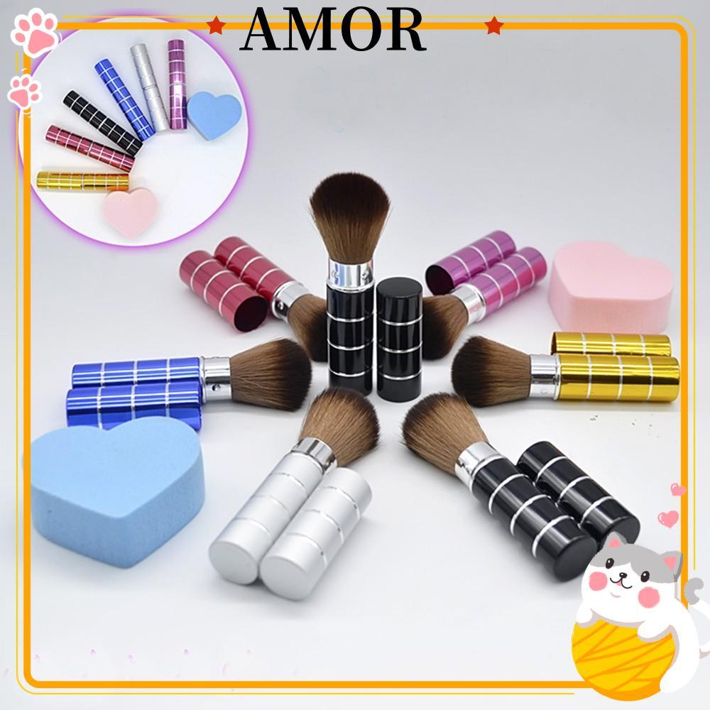 AMOR Blush Brush เครื่องสําอางผู้หญิงมืออาชีพแบบพกพา