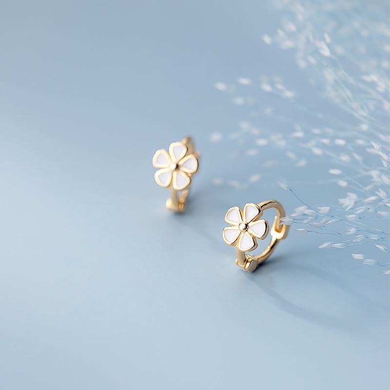 Field of Joy Earrings ต่างหูเงินแท้ S925 [MERCELO]