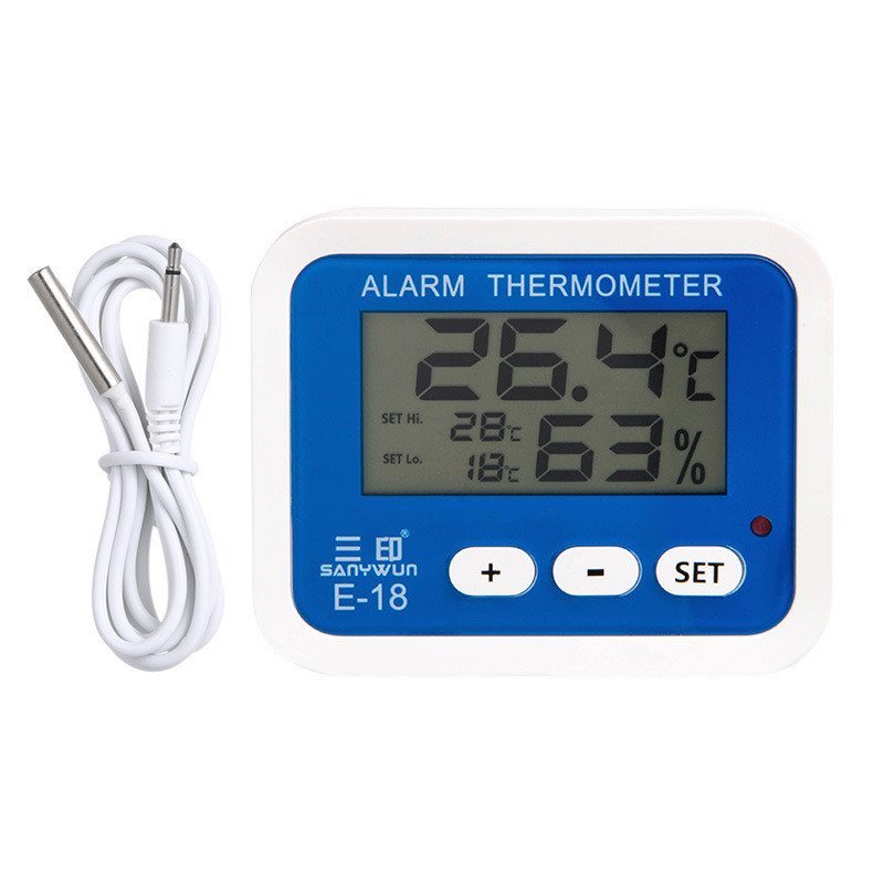 เข็มขัดอุณหภูมิตู้เย็น Thermo-Hygrometer Probe Line เครื่องวัดความชื้นในครัวเรือนอิเล็กทรอนิกส์สามพิ