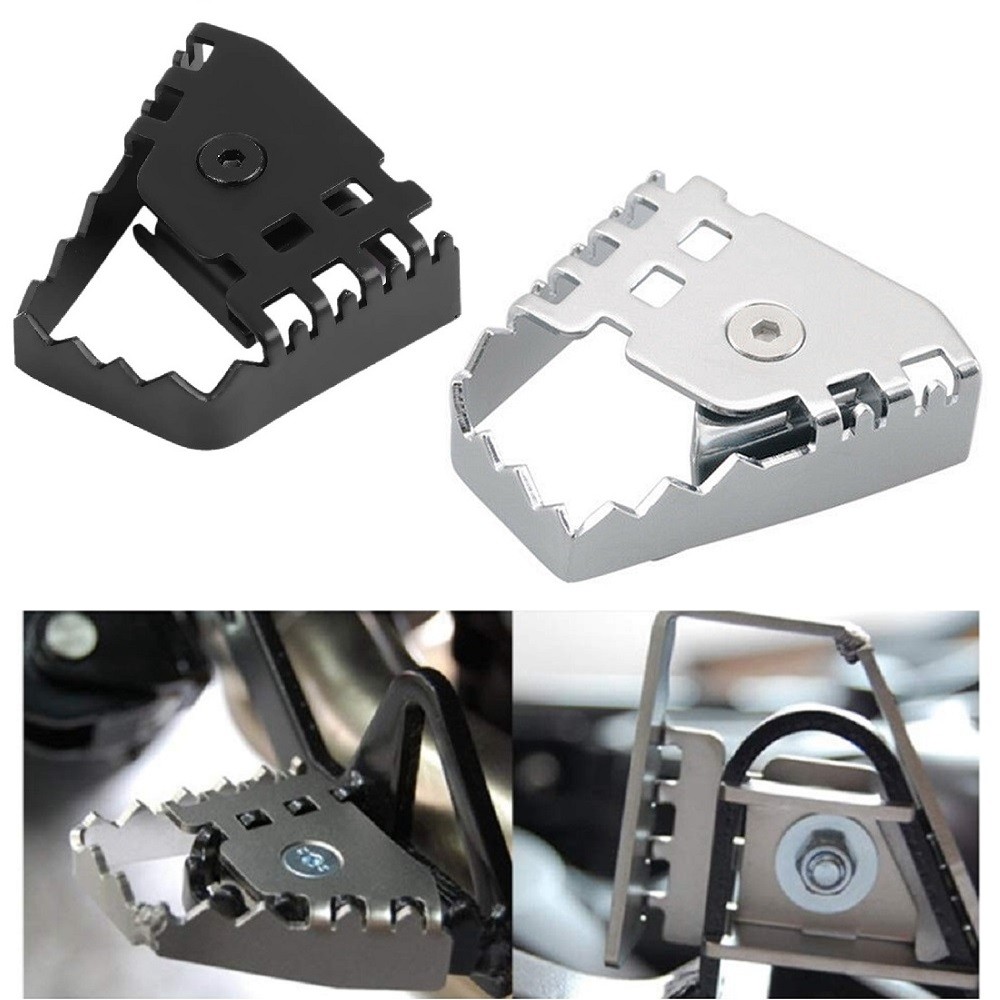 รถจักรยานยนต์กว้างเท้าเบรคคันโยก Peg Pad ขยาย Extender เท้าเหยียบสําหรับ BMW F650/F700/F800GS R1200 GS/GS LC R1250GS