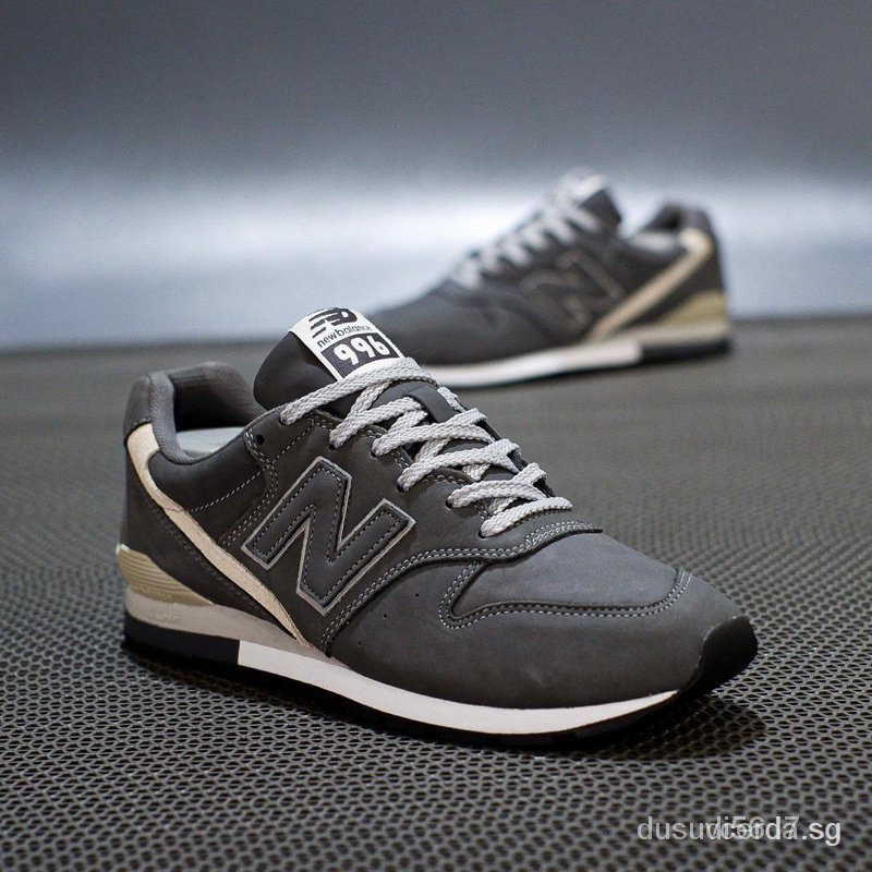 AVQY New balance 996c-ccap dk รองเท้าผ้าใบสีเทา