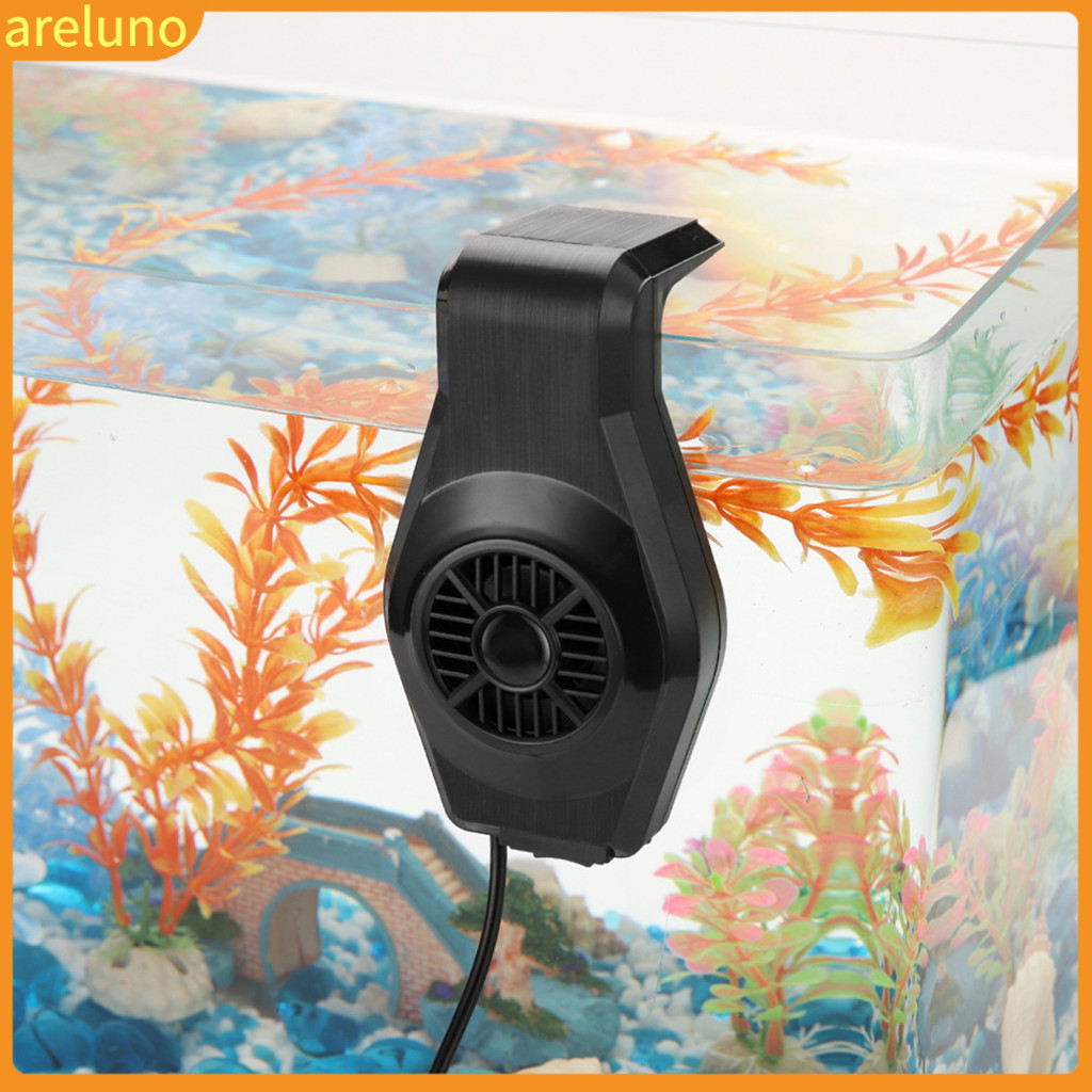 อิลูโนะ|  อุณหภูมิควบคุมสําหรับถังปลา Mini Aquarium Chiller พัดลมระบายความร้อนสําหรับถังน้ําจืดปรับก