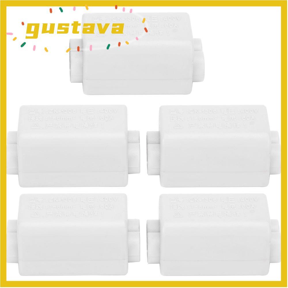 GUSTAVA 5 ชิ้น Terminal Spliter, ZK-1306/ZK-T1 ทองแดง Parallel Spliter, เครื่องมือสายไฟ Parallel Con