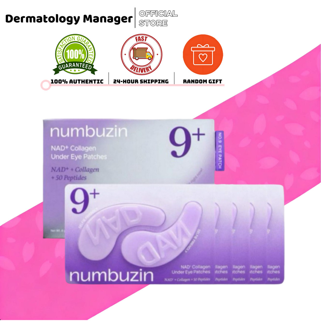 [NUMBUZIN] แผ่นแปะใต้ตา No.9 (5 คู่)
