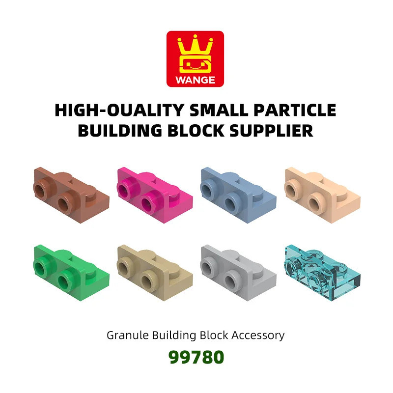 99780 100g/186pcs วงเล็บ 1 X 2-1 X 2 Inverted Building Block Moc สีใช้งานร่วมกับอิฐ Diy ของเล่นเด็กเ