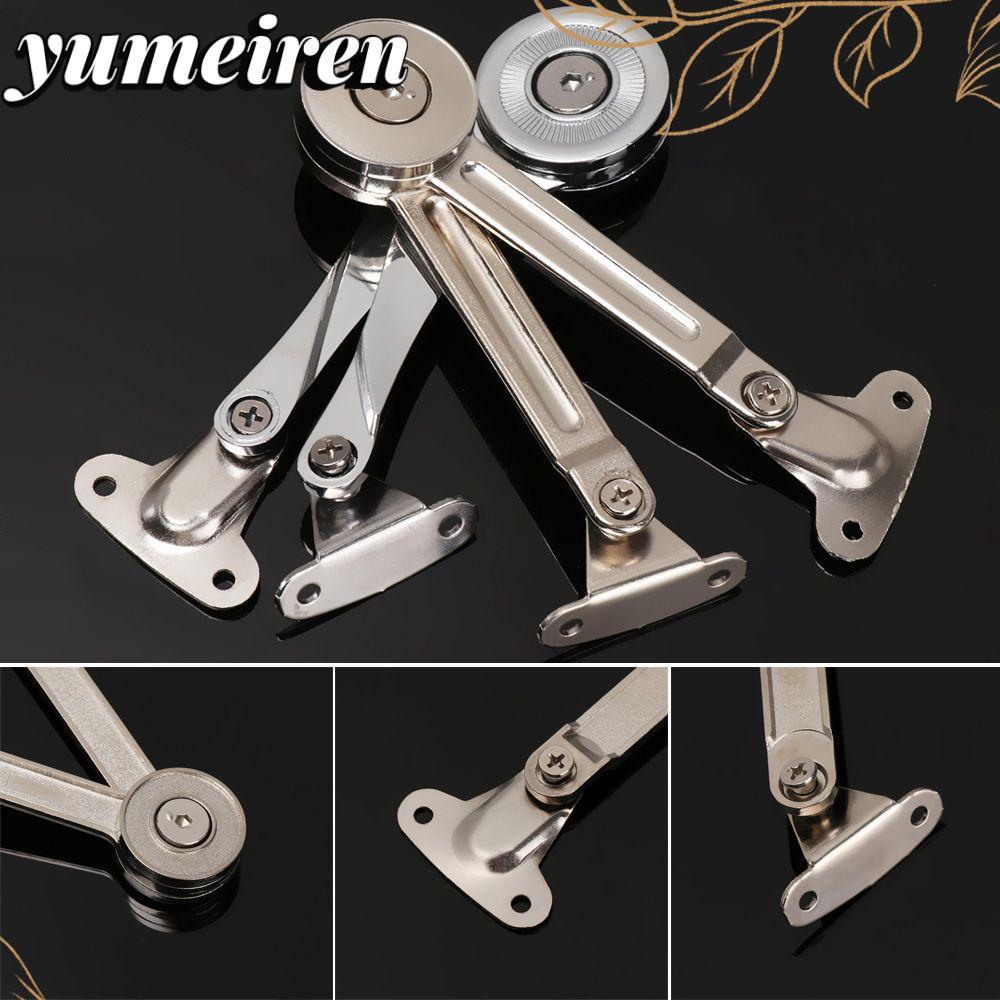 YUMEIREN บานพับประตูฮาร์ดแวร์เฟอร์นิเจอร์ตู้ Prop นิวเมติกครัวสปริงสนับสนุน ปรับได้ อุปกรณ์ครัว ยกขึ้น